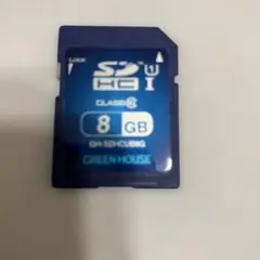 GREEN HOUSE 8GB SDカード Class 6