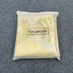 Yunjeude クッションカバー 2枚 イエロー 55×55cm