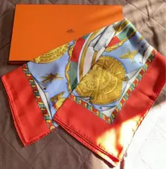 新品同様 Hermes エルメス スカーフ カレ90 ヴィンテージ 夢の空間