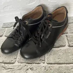 BALLY⭐︎ブラックレザースニーカー❣️23cm✨