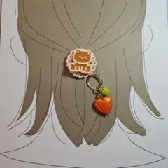 クマデザインのヘアアクセサリー