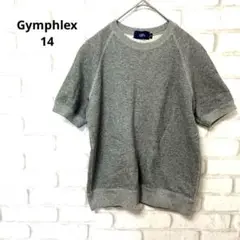 GP Gymphlex 無地　半袖　スウェット　Tシャツ　グレー　刺繍