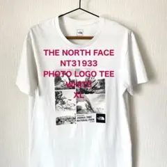 【THE NORTH FACE】 ノースフェイス フォトロゴTシャツ 白 XL