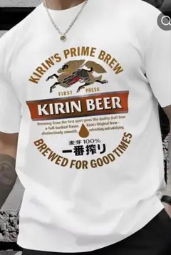 【L】キリンビールTシャツ おもしろTシャツ
