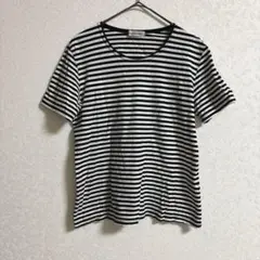 【ドネモア Donnez-Moi】半袖Tシャツ M ボーダー白黒