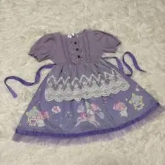 バンダイ　ティンクルスター　ワンピース　紫　100
