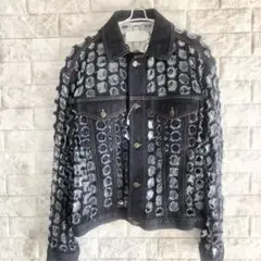 メゾンマルジェラ お洒落 Gジャン 穴あき パンチング デニムジャケット