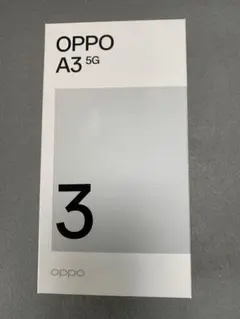 新品未使用　SIMフリー　OPPO A3 5G 128GB パープル色
