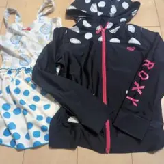 ラッシュガードROXY 130 水着つき