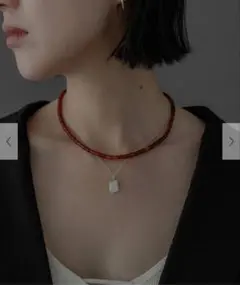 【美品】SMELLY so' carnelian necklace