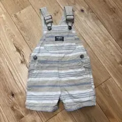 OshKosh ストライプオーバーオール 12M
