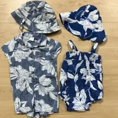 baby GAP 6-12 男女双子　帽子付き