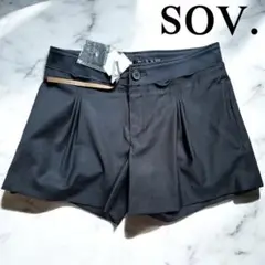 新品 タグ付き Sov.ソブ ショートパンツ ブラック オシャレ オールシーズン