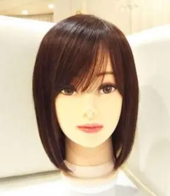 断熱美女ウィッグI型つむじ地肌✨深田恭子❣️艶髪ゆる巻きUQ✨美人ロングカール✨