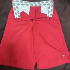 Dickies ショートパンツ レッド(赤) サイズ30インチ