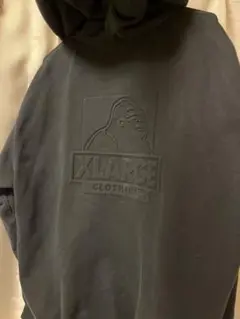 XLARGE ブラック ジップアップパーカー