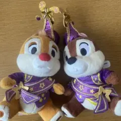 ディズニーぬいぐるみバッジ チップとデール