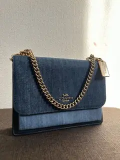 coach デニム ショルダーバッグ 2023