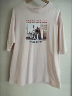 ロデオクラウンズ フォトTシャツ XL ピンク