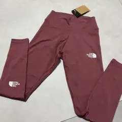 新品　ノースフェイス　レギンス　バーガンディ　XS