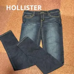 HOLLISTER インディゴブルー　ウォッシュ ローライズ スキニー デニム