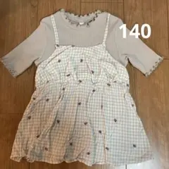 アプレレクール いちご刺繍チュニック