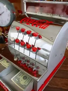 コカコーラ 本物 50s ビンテージ トイレジスター レトロ