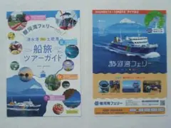 【新品未使用】駿河湾フェリー　クーポン 清水港新ターミナルオープン記念】 お得がいっぱい！ 駿河湾