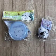 シマエナガ　丸型コインケース　ゼンマイ式ぱたぱたシマエナガ