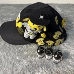 阪神タイガース キャップ 帽子 トラッキー ピンバッジ付き 野球 応援 甲子園