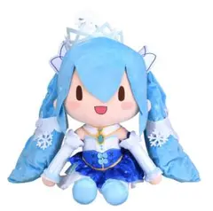 雪ミク どでかジャンボふわふわぬいぐるみ　限定特製巾着付き グッズ]雪ミク2022 どでかジャンボふわふわぬいぐるみ｜SNOW