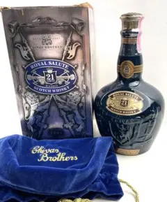 ROYAL SALUTE 21年 スコッチウイスキー 未開封 袋付き