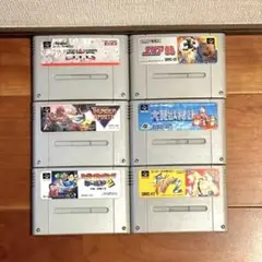 SFC まとめ売り スーパーファミコンソフト STG エリア88 他計6本セット