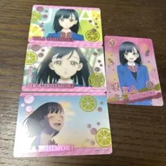 ハニーレモンソーダ　コレクターズカード　カード 石森羽花　4枚
