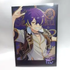 あんスタ 仙石忍 偶像梦幻祭2 黒色舞台 black stage ポラロイド