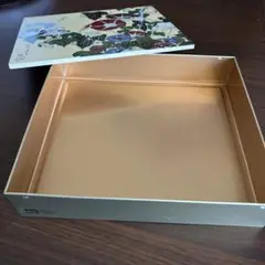 2021三越中元葛飾北斎『朝顔に蛙』菓子入り缶(空箱)