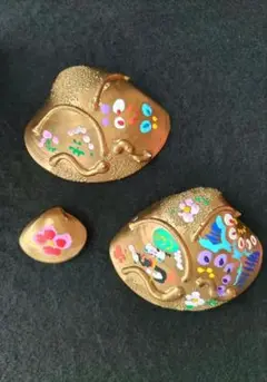 貝合せ 蛤 金彩