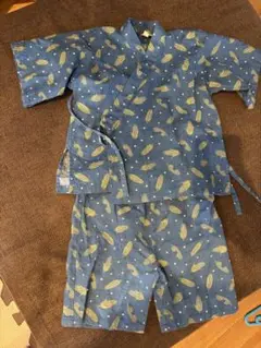 青トウモロコシ柄甚平 Mサイズ