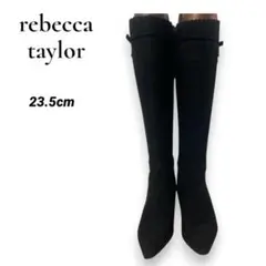 rebecca taylor ニーハイブーツ スエード ブラック 黒 23.5㎝