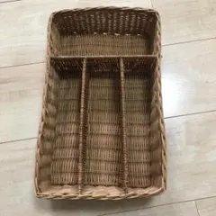 ウィッカー製長方形バスケット