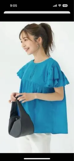 coca フリル袖トップス L 新品❣️