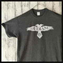 アメリカ古着　半袖Tシャツ　PORT　L　BEDLAM　杢調グレー