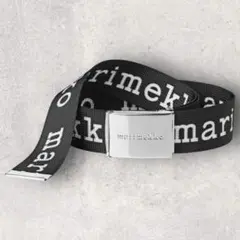 新品未使用 Marimekko マリメッコ マリロゴ ベルト ブラック