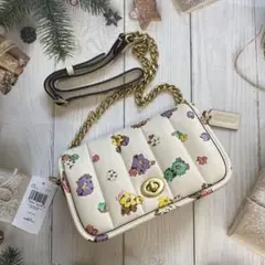 coach★コーチ新品 ディンキー18 ミニバック 花柄
