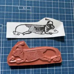 海外スタンプ 猿のおもちゃスタンプ