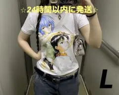 ⭐︎新品未使用⭐︎エヴァンゲリオン 碇シンジ＆綾波レイ プリントTシャツ　y2k