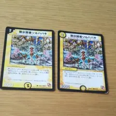 デュエルマスターズ 黙示賢者ソルハバキ 二枚