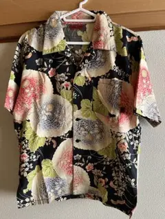 古布処　ちどり屋　和柄　半袖シャツ
