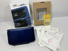 【美品・完品】 Newニンテンドー3DS LL メタリックブルー 任天堂 本体