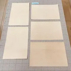 (7002**)国産ヌメ革(姫路レザー)のハギレ約A4サイズ20×30cm
